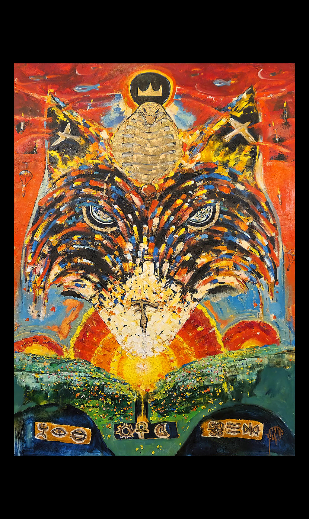 Soul Portrait: Your Essence in Oil on Canvas 72x48