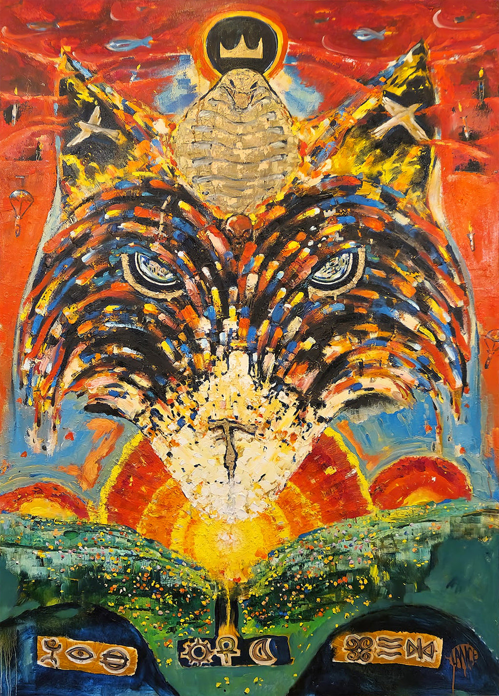 Soul Portrait: Your Essence in Oil on Canvas 72x48